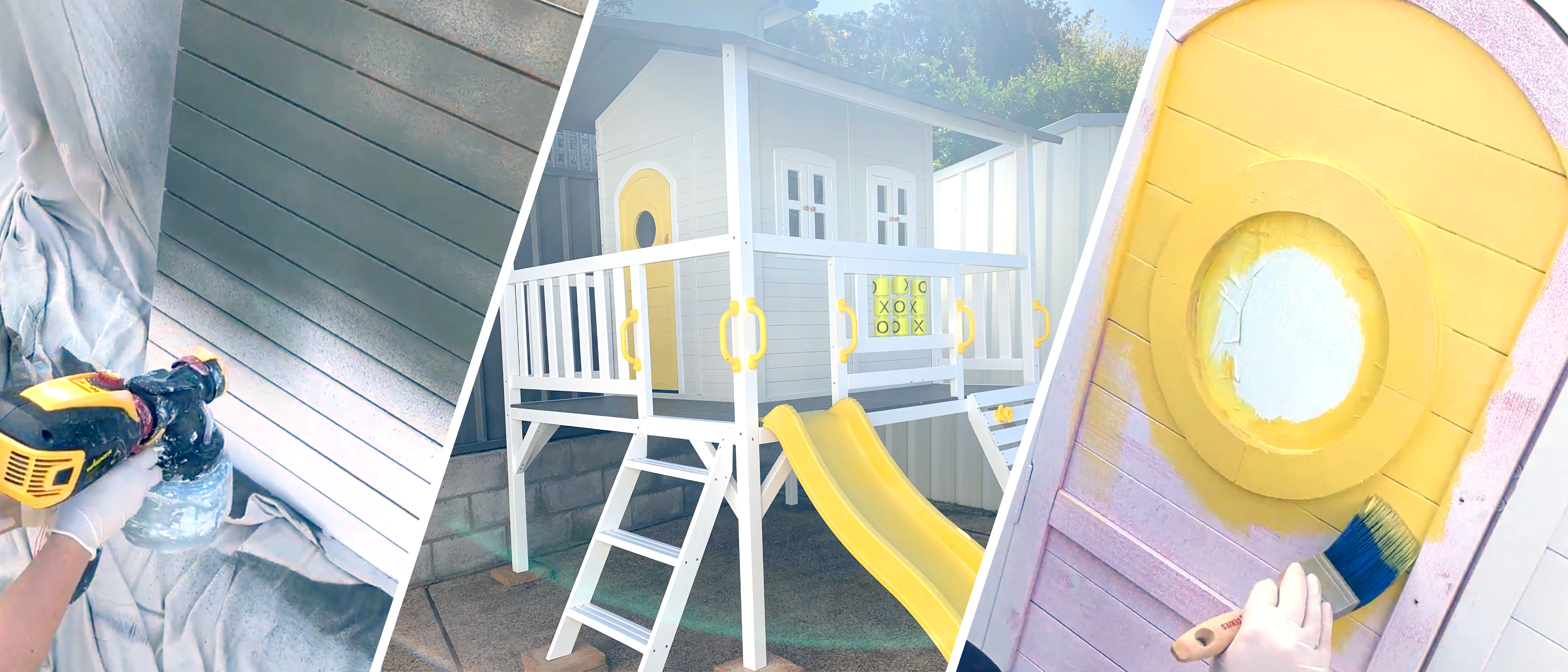 How To Makeover A Kids Cubby House